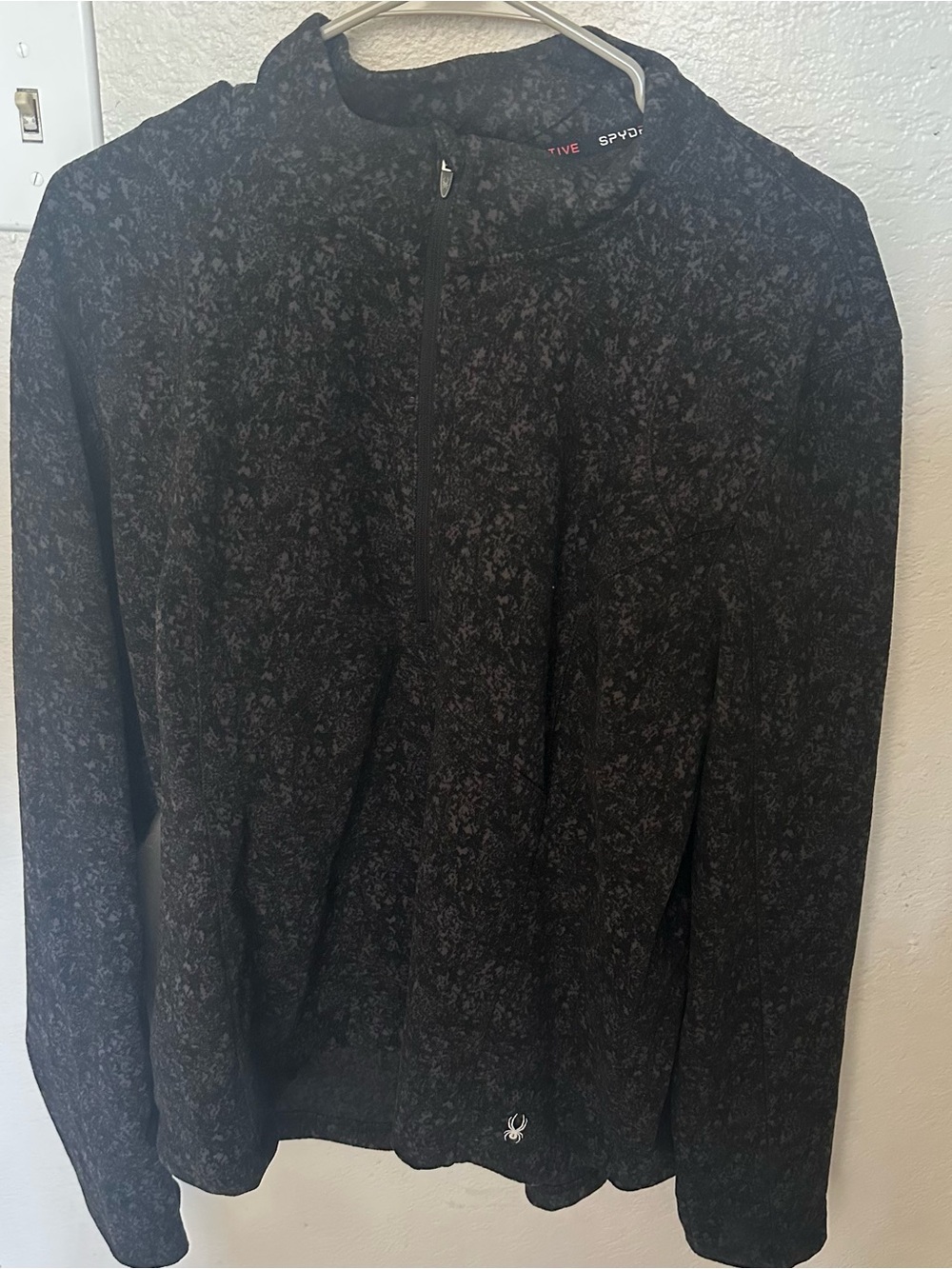 Spyder Women’s Black Heather Full Zip Hoodie